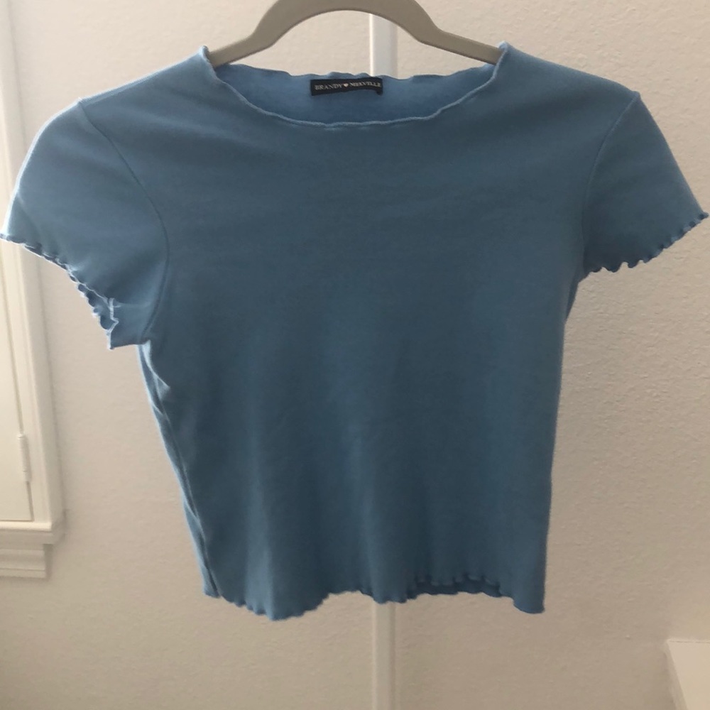 a brandy melville cropped t-shirt